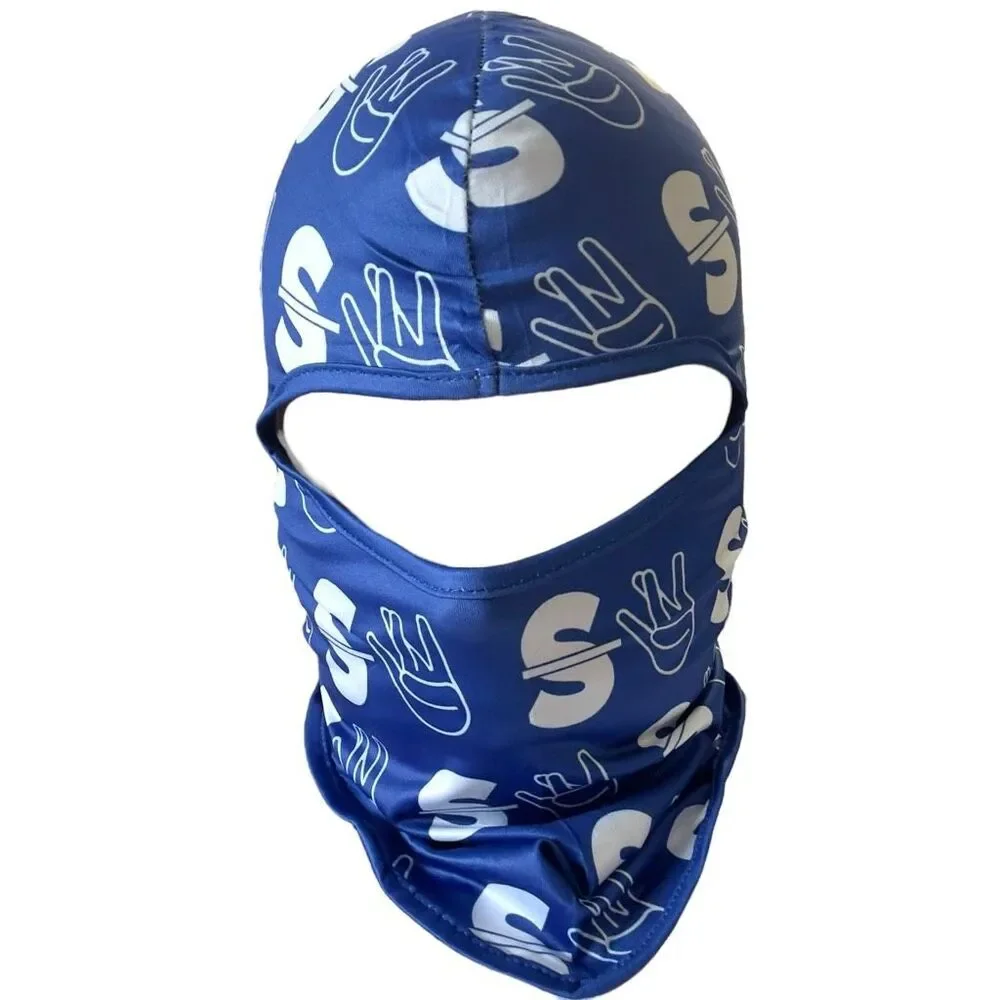 NWT Navy Blue Westside Balaclava Unisex OS | Biking Urban Trap Punk HipHop Indie - Picture 10 of 11